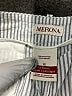 Merona 100% Cotton Stripes Gray Casual Pants Size 12 - photo 7