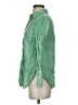 Talbots 100% Linen Green Long Sleeve Polo Size P (petite) - photo 5