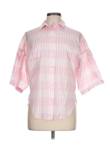 Diane von Furstenberg Short Sleeve Button-Down Shirt (view 1)