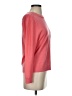 Talbots 100% Wool Solid Pink Orange Wool Pullover Sweater Size S (petite) - photo 4