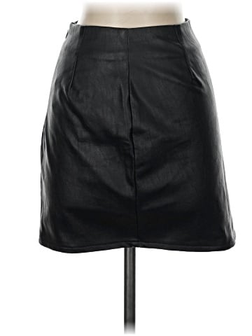Superdown Faux Leather Skirt (view 1)