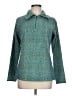 Columbia 100% Polyester Chevron-herringbone Teal Pullover Sweater Size L - photo 1