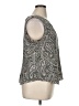 Talbots Outlet 100% Polyester Gray Sleeveless Blouse Size XL - photo 4