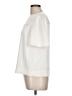 J.Crew 365 100% Polyester Solid Ivory Short Sleeve Blouse Size 10 - photo 5