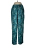 Talbots 100% Rayon Paisley Teal Casual Pants Size M - photo 1