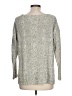 J.Jill Metallic Silver Pullover Sweater Size L - photo 2