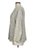 J.Jill Metallic Silver Pullover Sweater Size L - photo 5