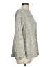 J.Jill Metallic Silver Pullover Sweater Size L - photo 4
