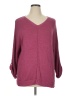 Chico's Burgundy Pullover Sweater Size XL (3) - photo 1
