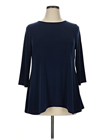 JM Collection 3/4 Sleeve T-Shirt (view 1)