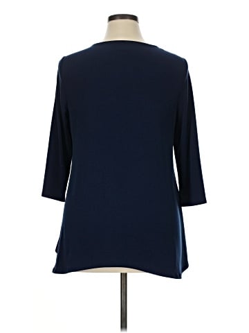 JM Collection 3/4 Sleeve T-Shirt (view 2)