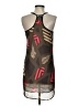 Roxy 100% Polyester Graphic Brown Casual Dress Size S - photo 2