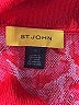 St. John 100% Viscose Print Red Track Jacket Size L - photo 6