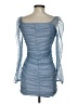 Blāshe 100% Polyester Blue Cocktail Dress Size S - photo 2