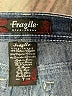 Fragile Solid Blue Jeans Size 7 - photo 7