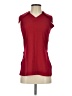 Assorted Brands Burgundy Sleeveless Blouse Size 7 - photo 1