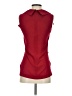 Assorted Brands Burgundy Sleeveless Blouse Size 7 - photo 2