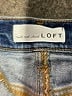 Ann Taylor LOFT Blue Denim Shorts Size 28 waist - photo 3