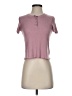 American Eagle Outfitters Pink Short Sleeve Henley Size XS - photo 1