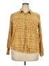 Universal Thread Plaid Yellow Long Sleeve Button-Down Shirt Size XXL - photo 1