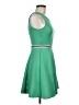 Sequin Hearts Solid Green Casual Dress Size M - photo 4