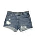Topshop Blue Denim Shorts Size 10 - photo 1