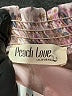 Peach Love 100% Polyester Pink Long Sleeve Blouse Size L - photo 7