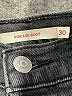 Levi's Chevron-herringbone Black Jeans Size 30 waist - photo 7