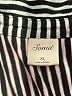Soma 100% Modal Stripes Black Sleeveless Button-Down Shirt Size XL - photo 7