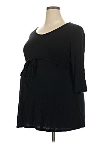 a:glow 3/4 Sleeve Top (view 1)