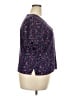 Apt. 9 100% Polyester Purple 3/4 Sleeve Blouse Size XXL - photo 4