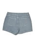 SPANX Solid Blue Denim Shorts Size L - photo 2