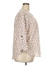 Maurices 100% Polyester Polka Dots Ivory 3/4 Sleeve Blouse Size XXL - photo 4