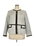 Calvin Klein Houndstooth Gray Jacket Size 18W - photo 1