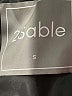 2sable Solid Black Jacket Size S - photo 3