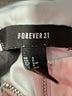 Forever 21 100% Polyester Floral Silver Track Jacket Size S - photo 6