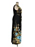 Unbranded Tropical Black Cocktail Dress Size XXL - photo 4