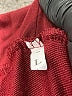 Unbranded Burgundy Poncho Size L - photo 8