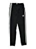 Adidas 100% Polyester Black Track Pants Size M (kids) - photo 1