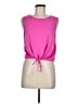 Self Contrast 100% Polyester Pink Sleeveless Top Size M - photo 1