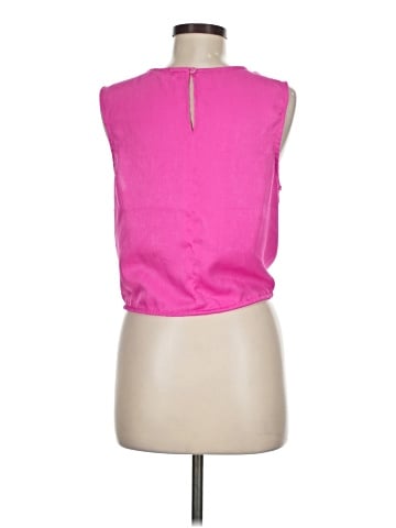 Self Contrast Sleeveless Top (view 2)