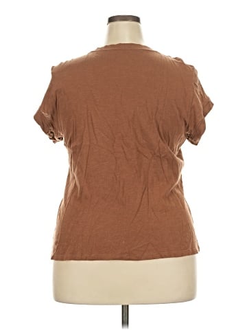 a.n.a. A New Approach Short Sleeve Henley (view 2)