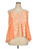 Torrid Orange Sleeveless Blouse Size 2X Plus (2) - photo 1