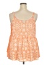 Torrid Orange Sleeveless Blouse Size 2X Plus (2) - photo 2