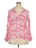 AP.NY Pink Long Sleeve Blouse Size XXL - photo 1