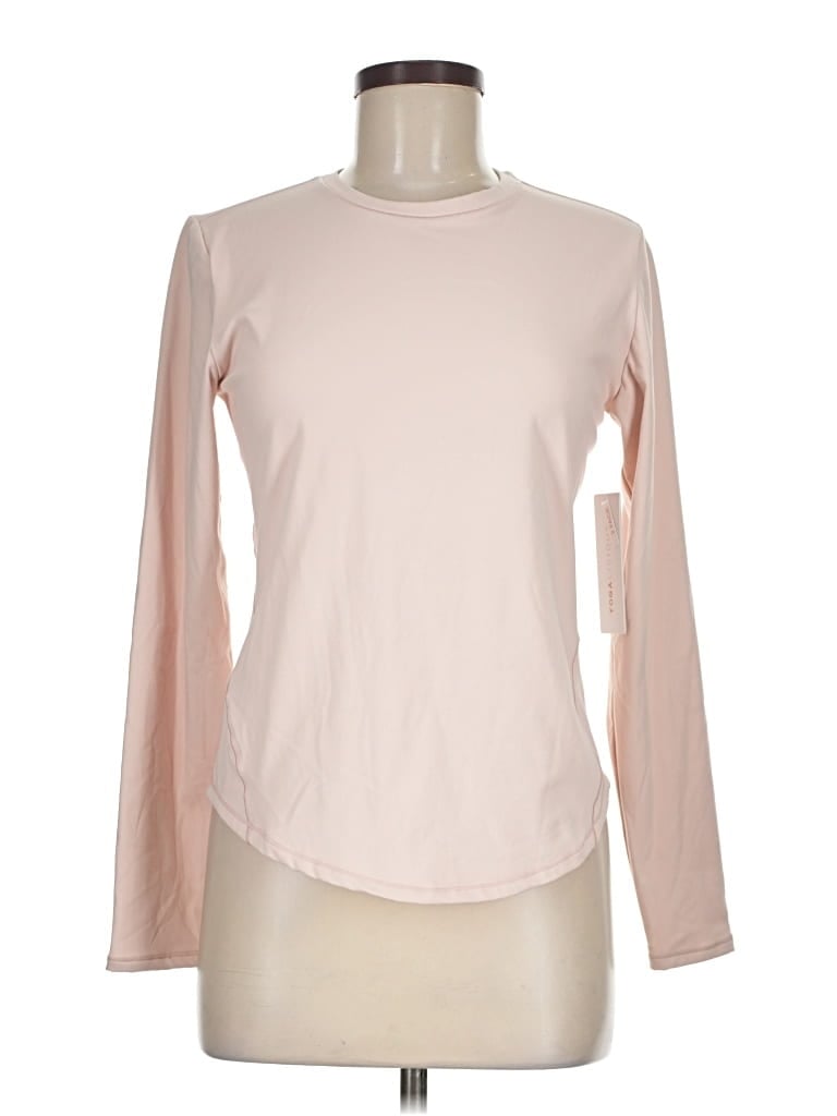 Yogalicious Long Sleeve T-shirt In Pink