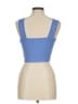 Shein 100% Polyester Blue Tank Top Size 6 - photo 2