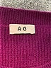 AG 100% Cashmere Solid Burgundy Cashmere Pullover Sweater Size M - photo 7