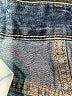 Shein Chevron-herringbone Blue Jeans Size 2 - photo 4