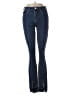 L'Agence Chevron-herringbone Blue Jeans Size 26 waist - photo 1